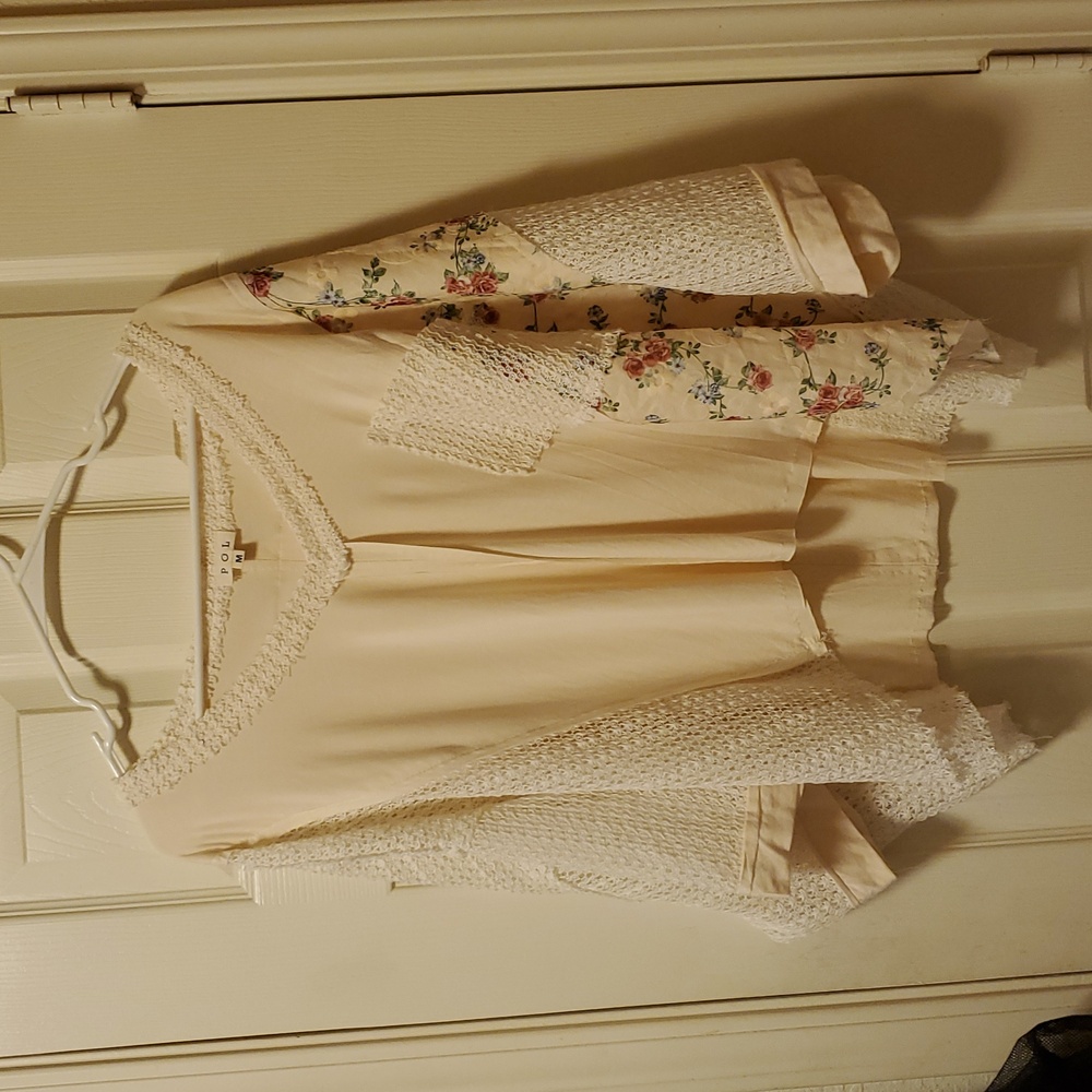 Pol Oversized Soft Touch Egg Shell Texture Blocked - image 1